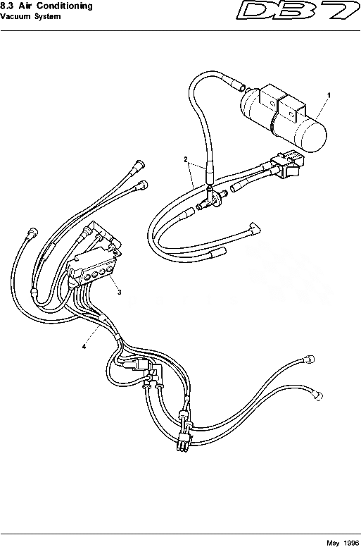 Aston Store | HARNESS-VAC SUPPLY L For Aston Martin DB7