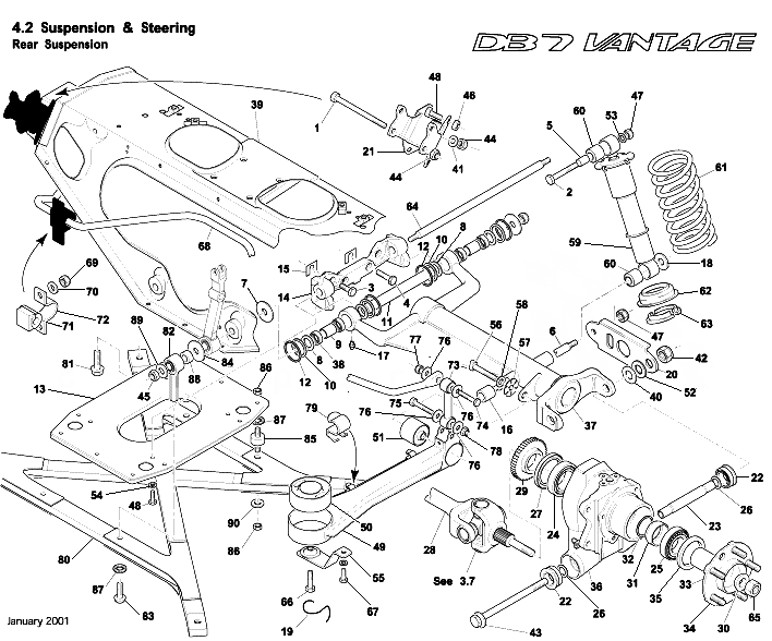 DB7 Vantage Rear Suspension | Aston Store | Aston Store