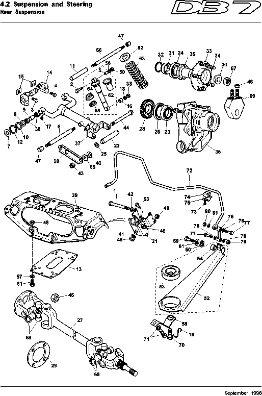 DB7 i6 (97) Rear Suspension | Aston Store